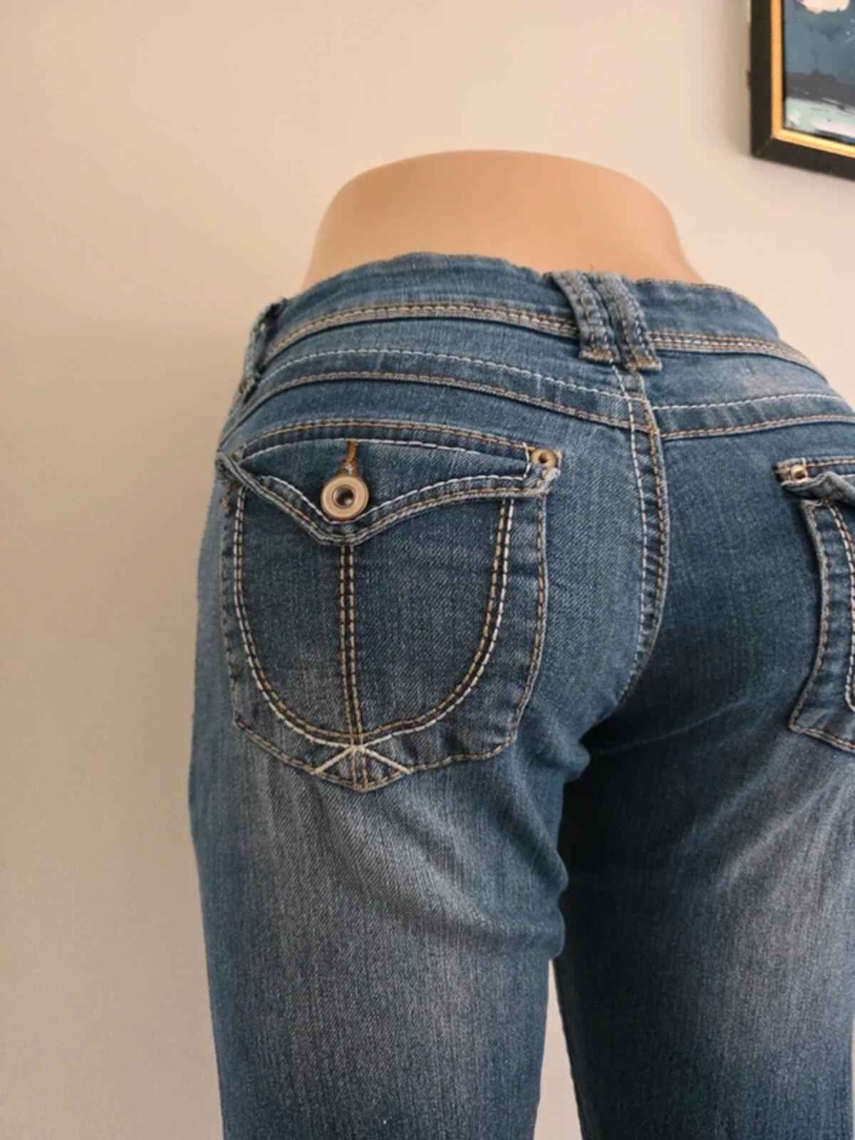 No Boundaries Low Rise Bootcut Vintage Y2K Jeans UK Size 8