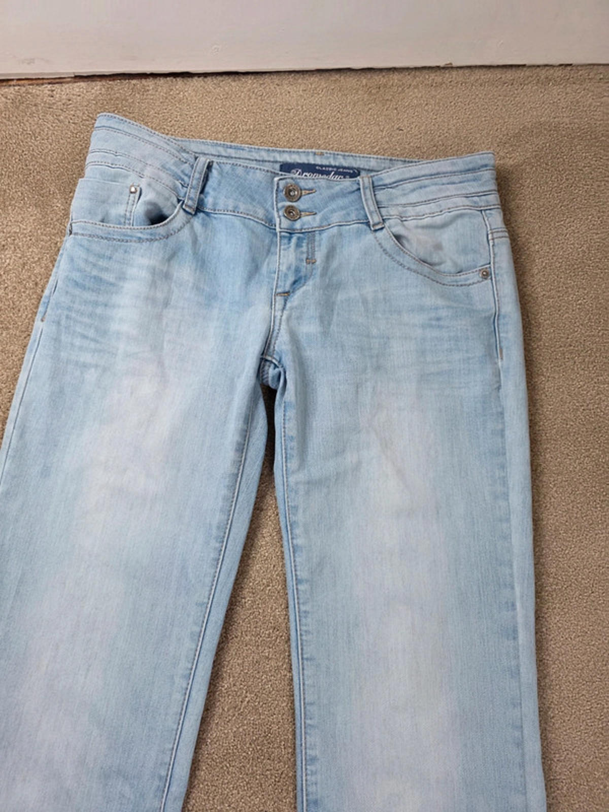 Vintage Y2K Dromedar Low Rise Straight Jeans UK Size 14