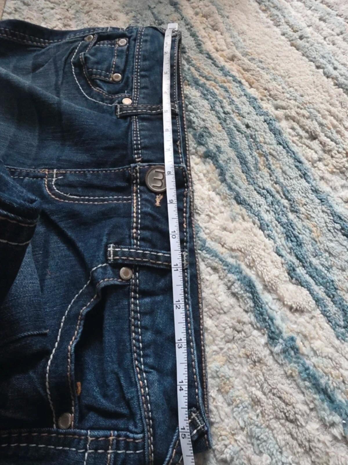 Maurices Low Rise Bootcut Jeans UK Size 8 Petite
