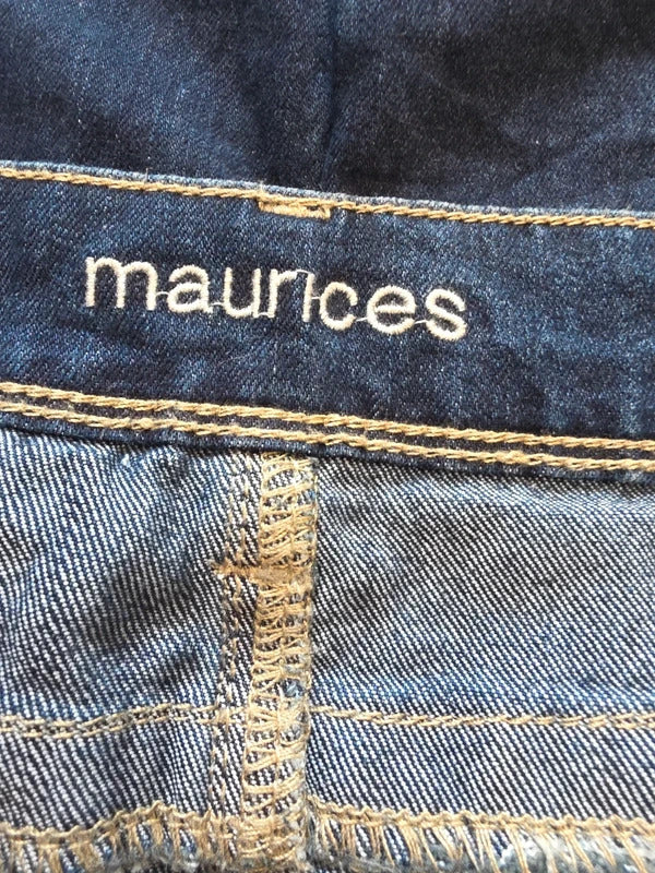 Maurices Mid Rise Relaxed Bootcut Jeans UK Size 14 Petite