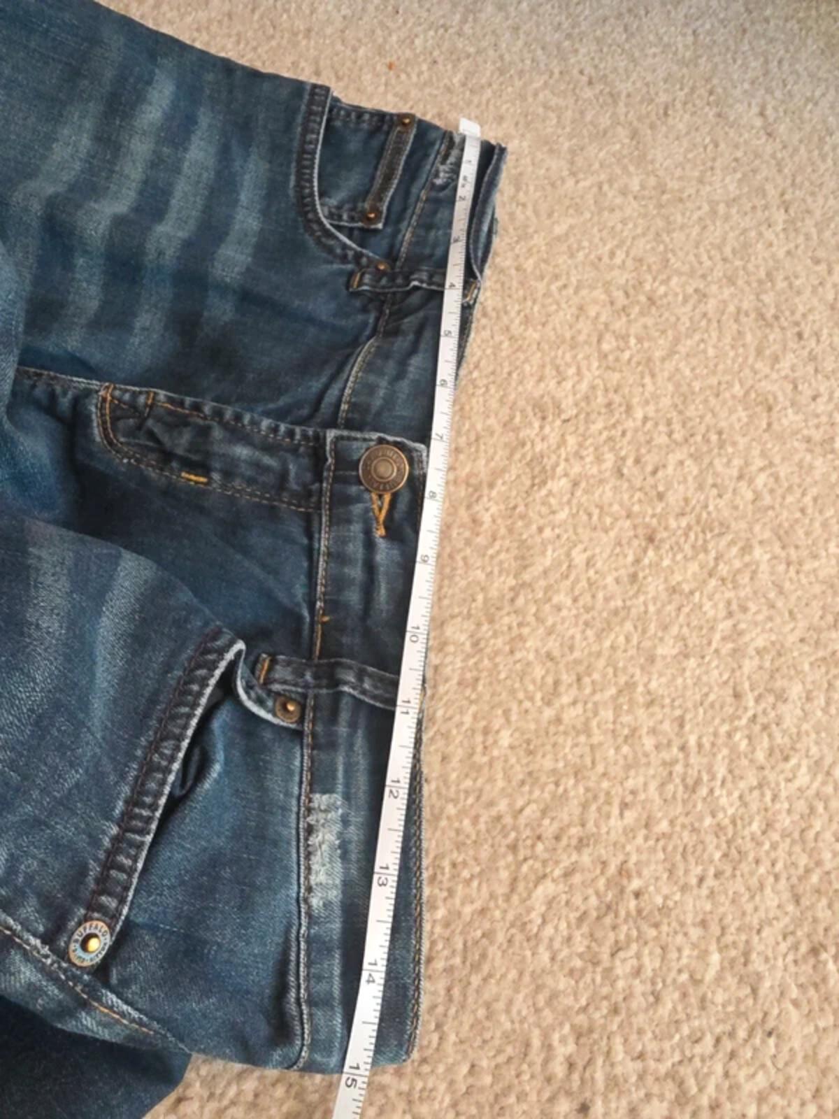 Buffalo David Bitton Low Rise Bootcut Vintage Y2K Jeans UK Size 8