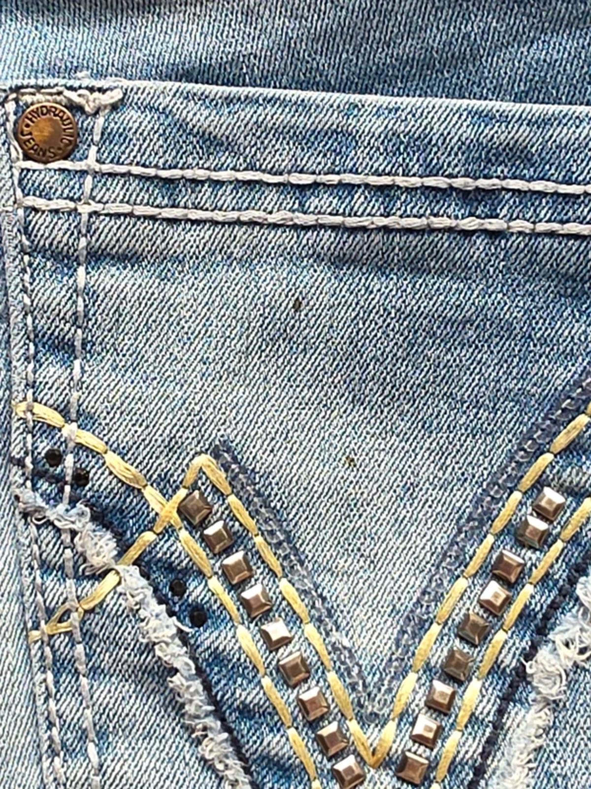 Vintage Y2K Hydraulic Mid Rise Bootcut Jeans UK Size 12/14