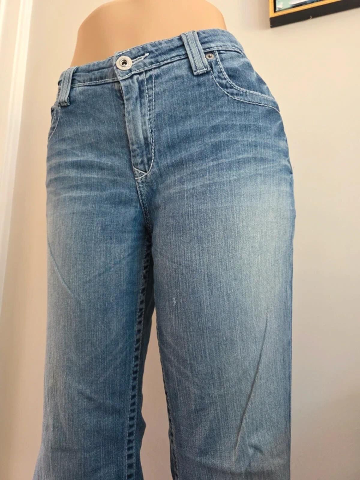 Big Star Mid Rise Bootcut Vintage Y2K Jeans UK Size 16