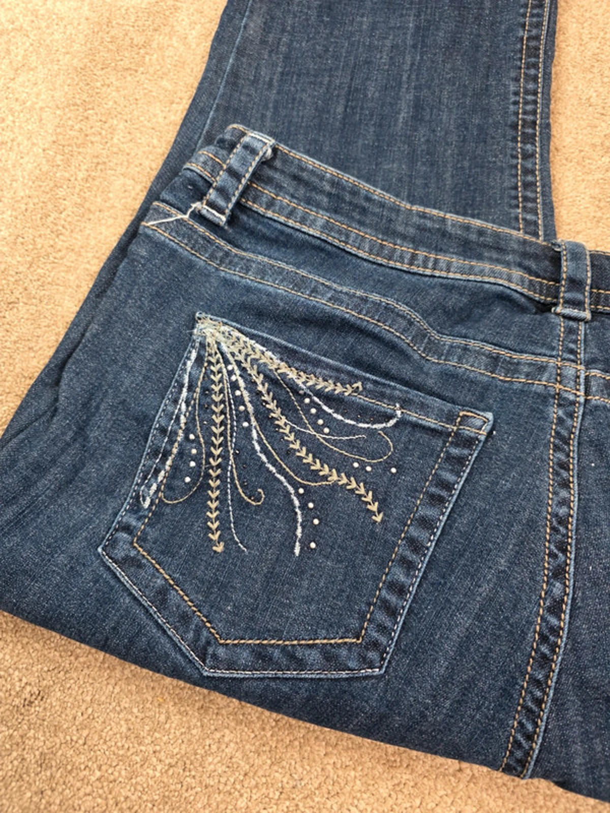 Vintage Y2K Lee Slender Secret Mid Rise Bootcut Jeans UK Size 20