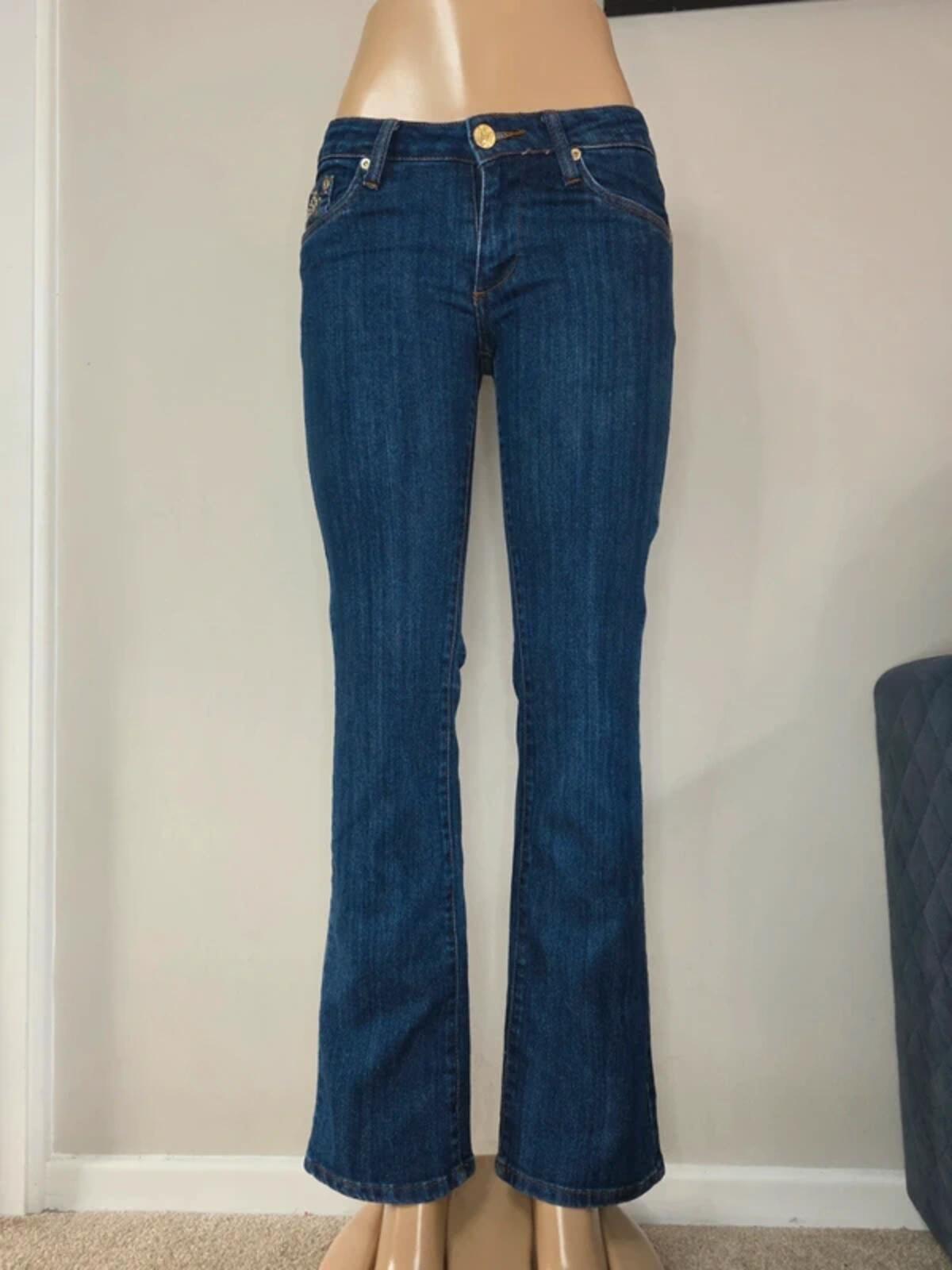 Crest Jeans Low Rise Bootcut Vintage Y2K Jeans UK Size 4/6
