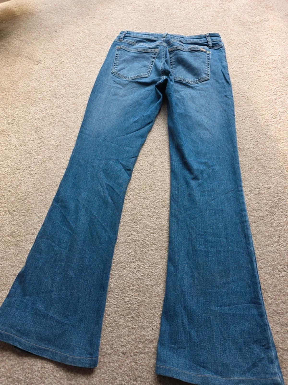 Vintage Y2K R Jeans Low Rise Bootcut Jeans UK Size 8 Petite .