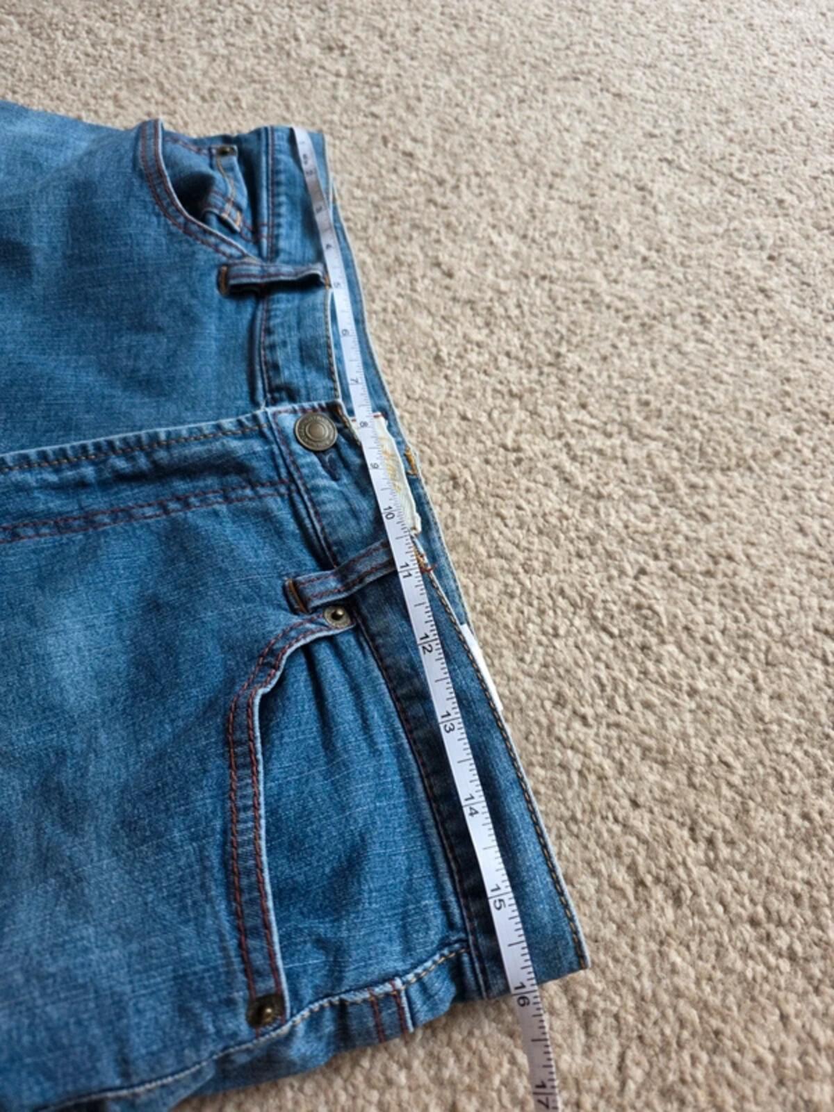 Vintage Y2K Antique Jeans High Rise Cropped Jeans UK Size 12