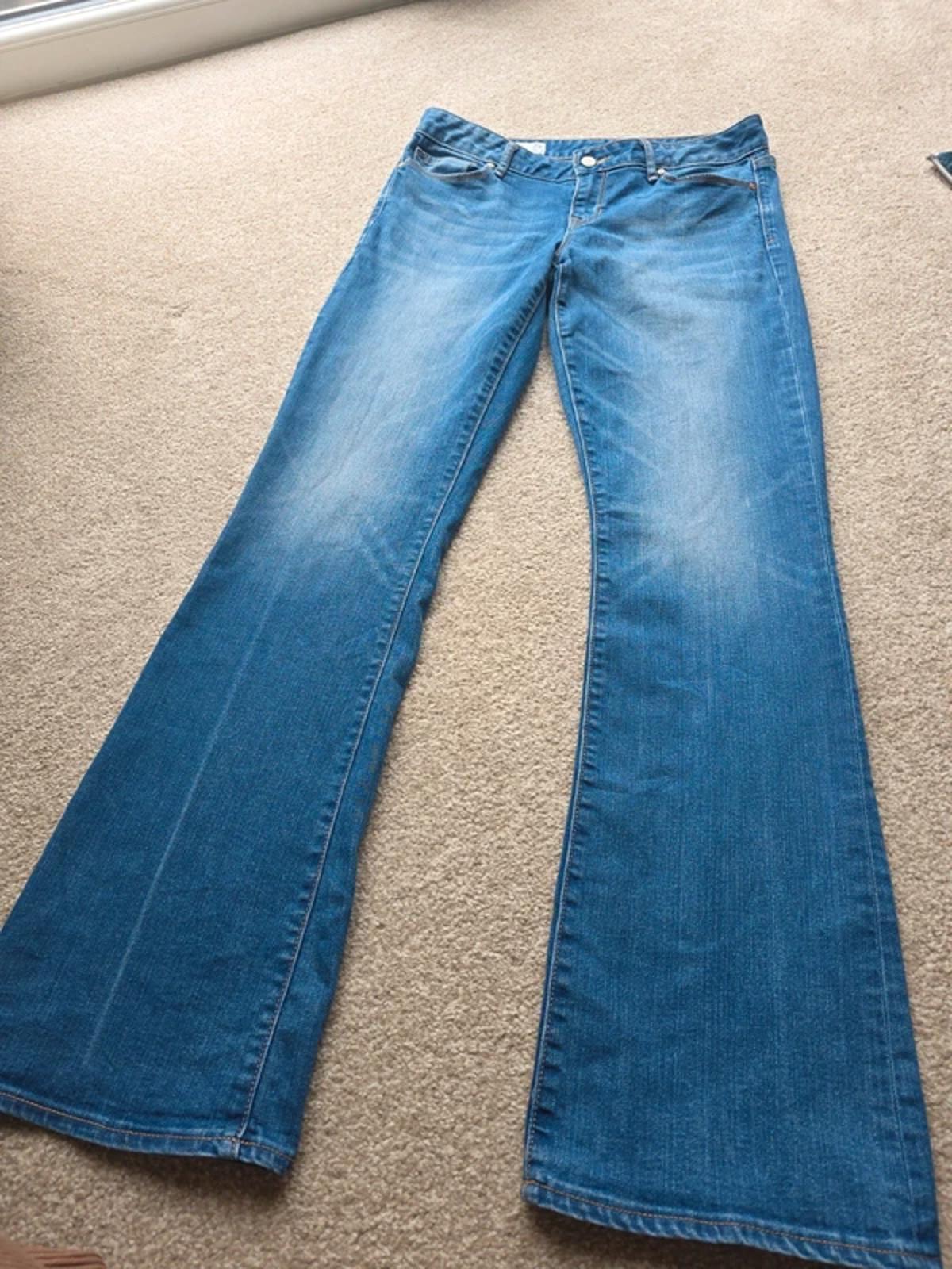 Vintage Y2K Gap 1969 Mid Rise Bootcut Jeans UK Size 12 Tall
