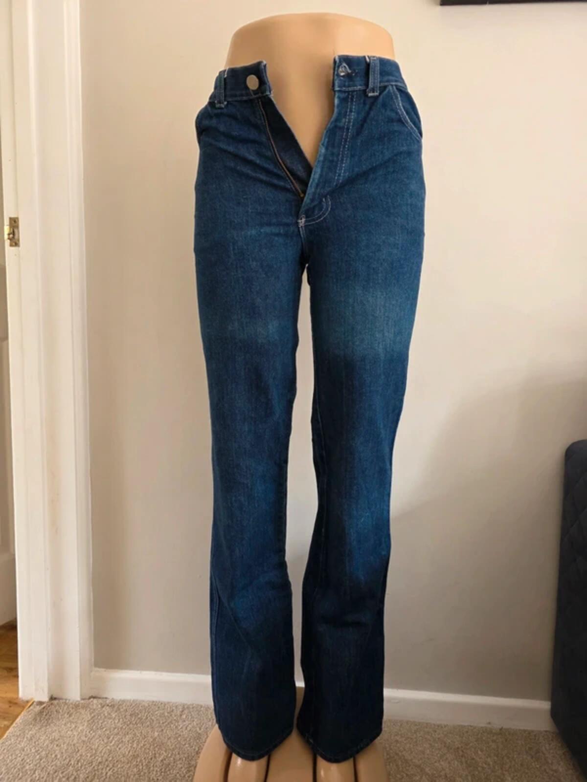 Vintage Y2K Mid Rise Bootcut Jeans UK Size 4/6 Tall