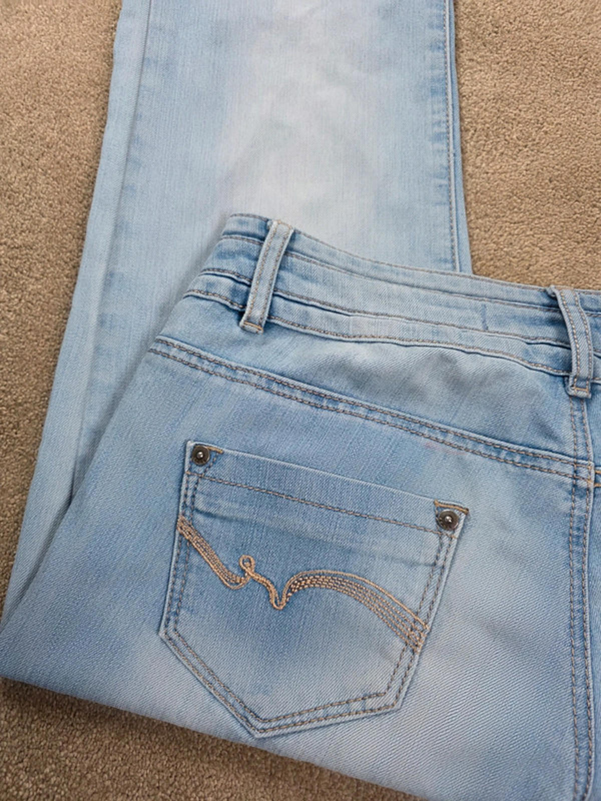 Vintage Y2K Dromedar Low Rise Straight Jeans UK Size 14