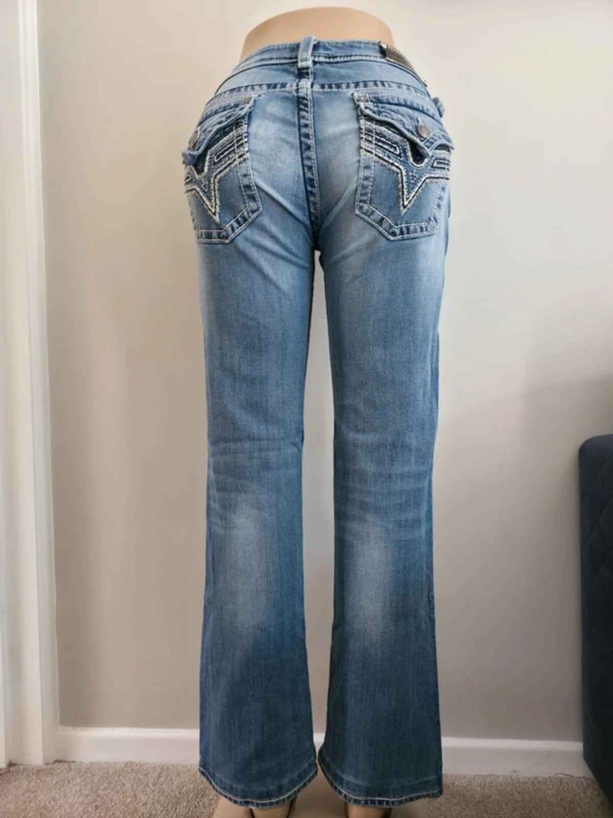 Vigoss Mid Rise Bootcut Jeans UK Size 12