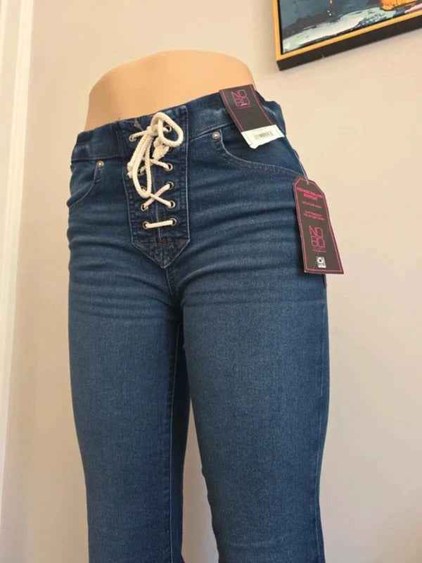 No Boundaries Mid Rise Bootcut Jeans UK Size 10 BNWT