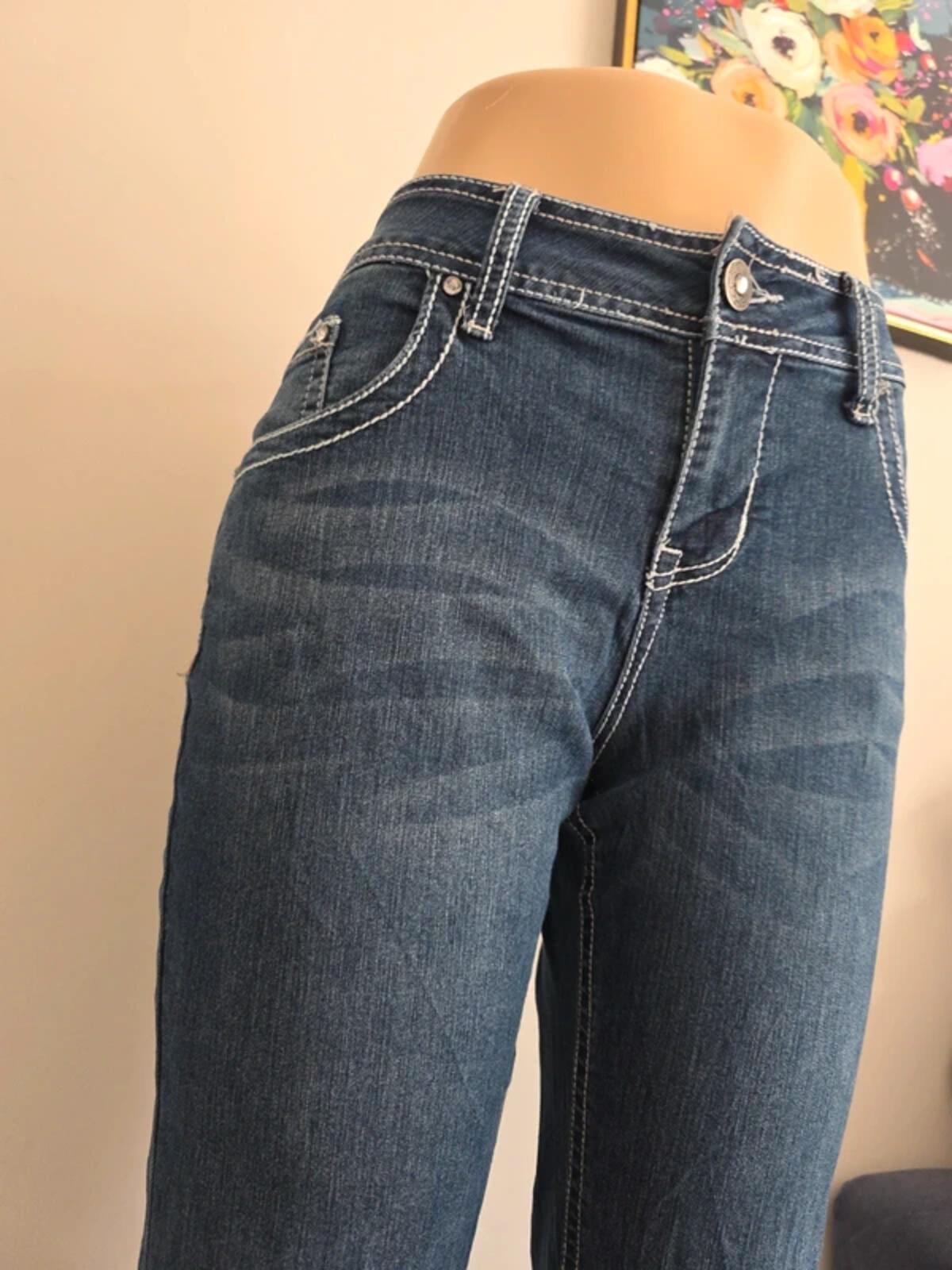 Natural Reflections Mid Rise Bootcut Vintage Y2K Jeans UK Size 12