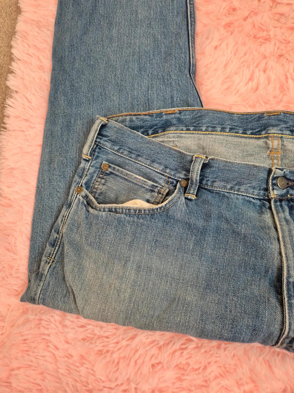 Vintage Y2K Polo Ralph Lauren Straight Leg Jeans UK 22