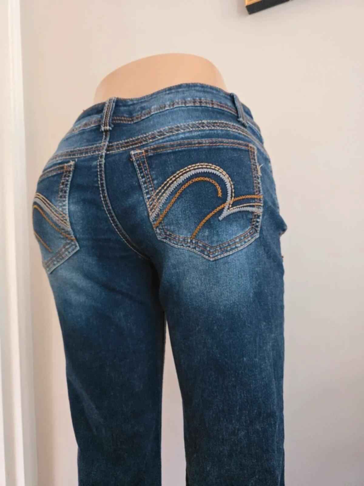 Revolt Low Rise Bootcut Vintage Y2K Jeans UK Size 10/12