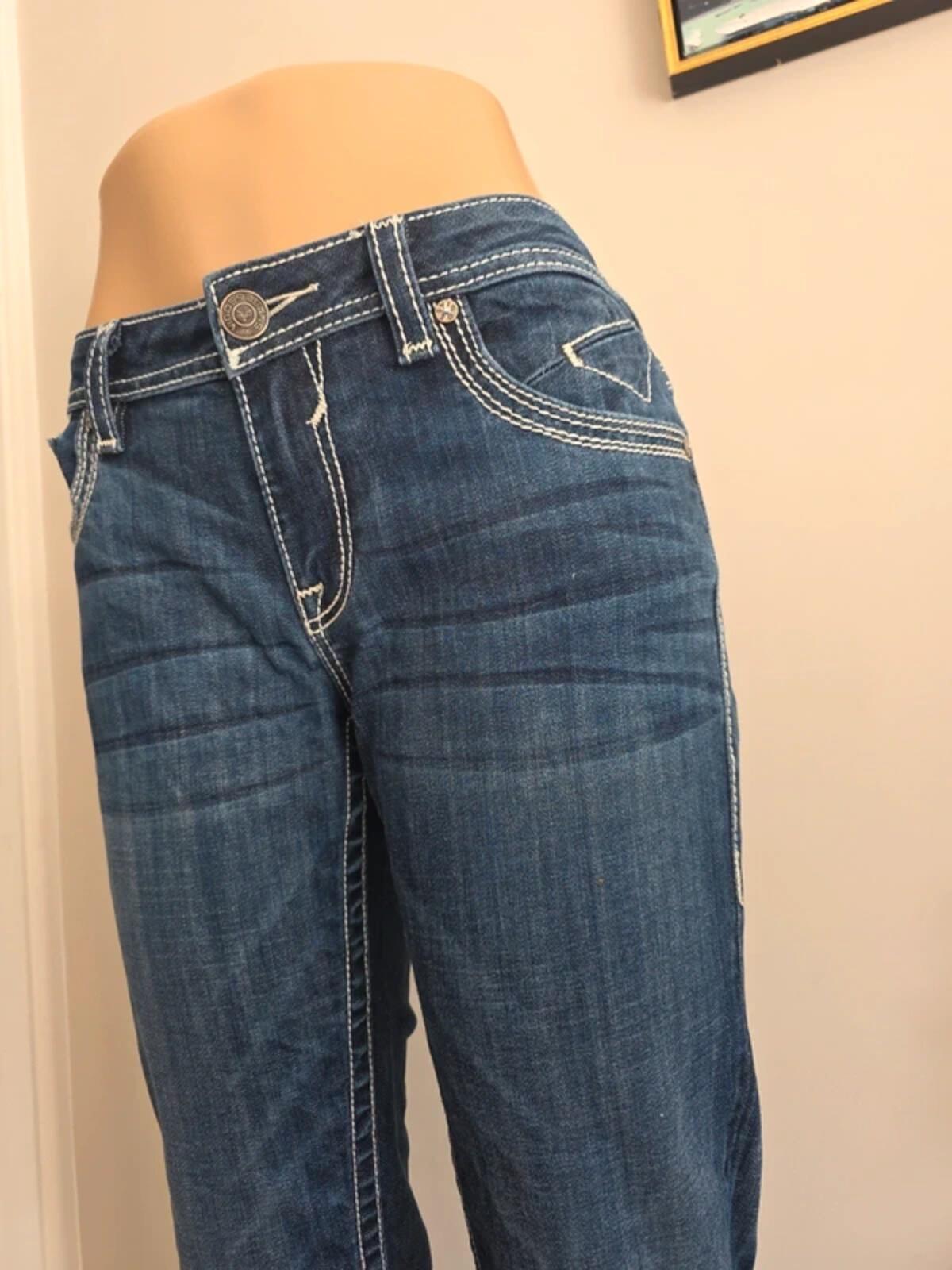 Vigoss Mid Rise Skinny Vintage Y2K Jeans UK Size 12 Petite