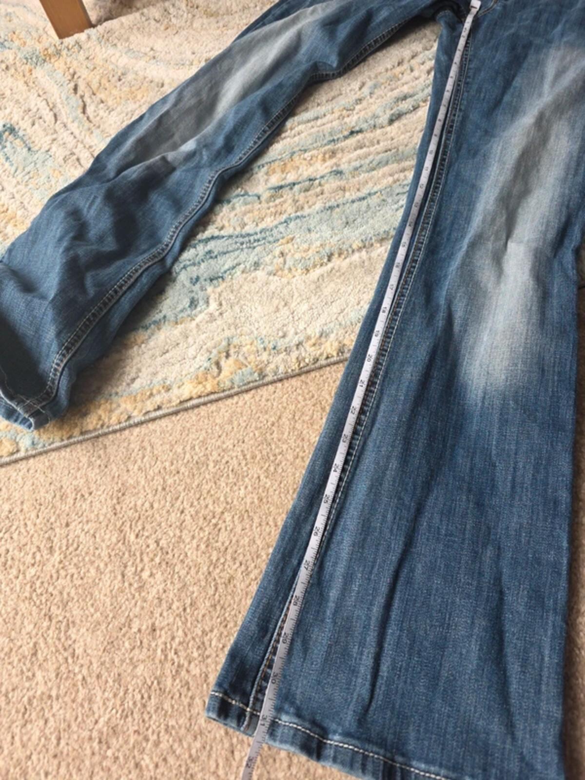 Decree Low Rise Bootcut Vintage Y2K Jeans UK Size 8/10