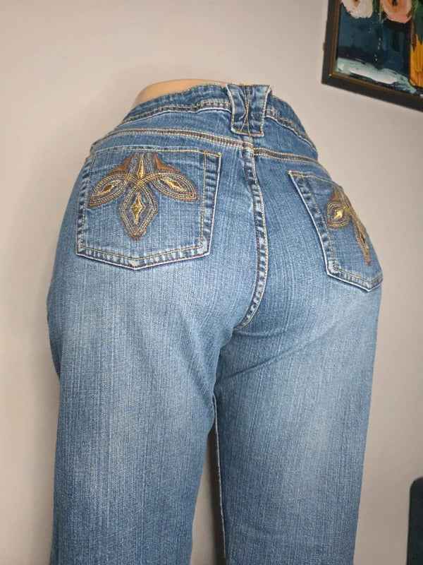D. Jeans Mid Rise Bootcut Vintage Y2K Jeans UK Size 14