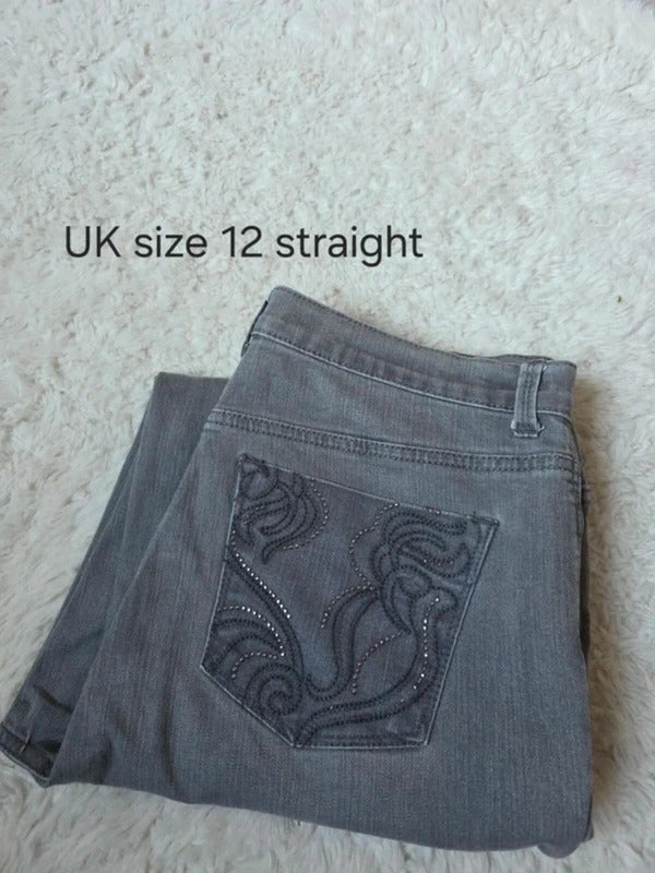 Vintage Y2K Jeans Bundle 9 Pairs Mixed Sizes UK 6-18