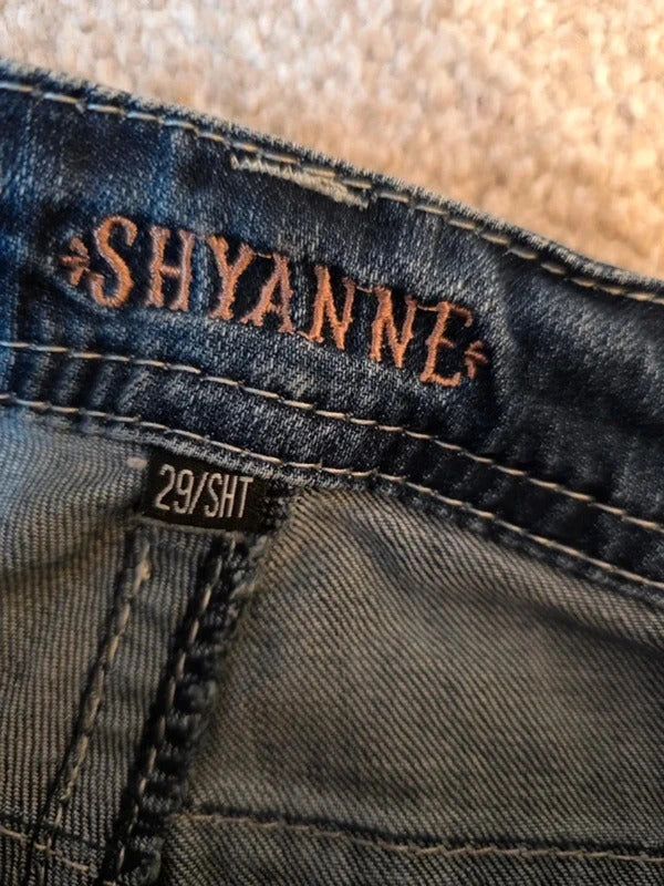Shyanne Mid Rise Bootcut Blingy Jeans UK Size 12 Petite