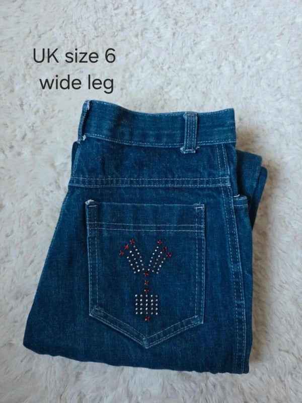 Vintage Y2K Jeans Bundle 9 Pairs Mixed Sizes UK 6-18