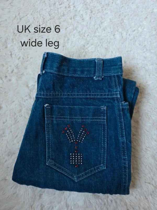 Vintage Y2K Jeans Bundle 9 Pairs Mixed Sizes UK 6-18