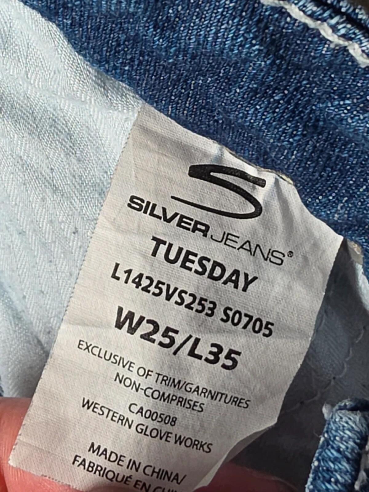 Silver Jeans Ultra Low Rise Bootcut Vintage Y2K Jeans UK Size 4/6 Tall