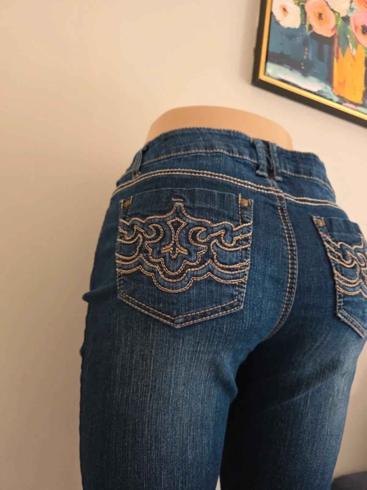 Beau Dawson Vintage Y2K Mid Rise Straight Jeans UK Size 10