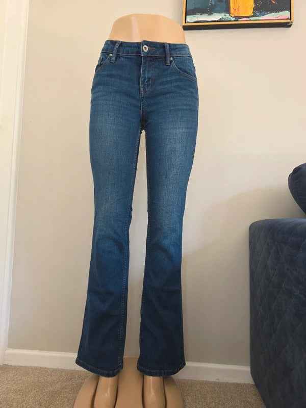 Just Jeans Vintage Y2K Mid Rise Bootcut Jeans UK Size 8 Tall