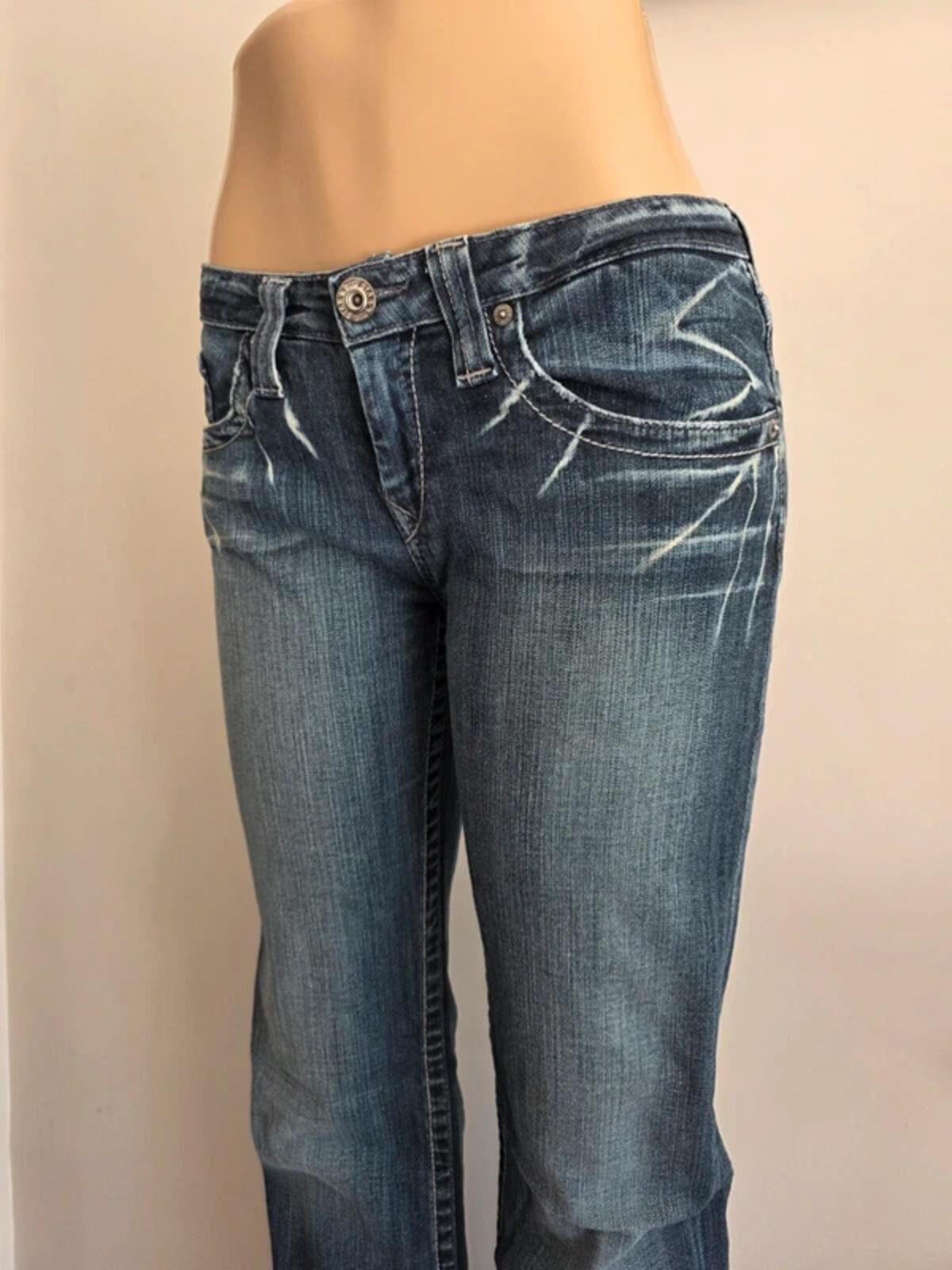 Big Star Low Rise Bootcut Jeans UK Size 8/10 Tall