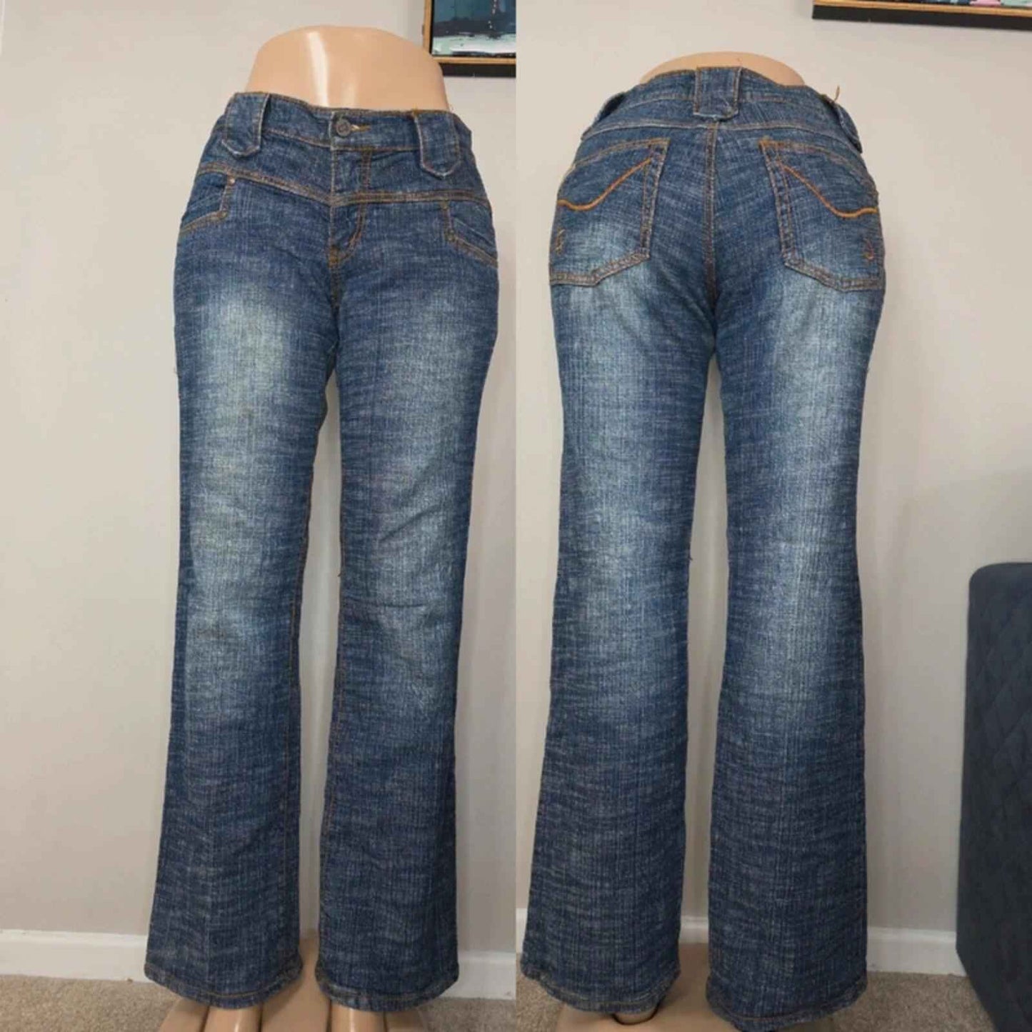 Crest Jeans Mid Rise Bootcut Jeans UK Size 12