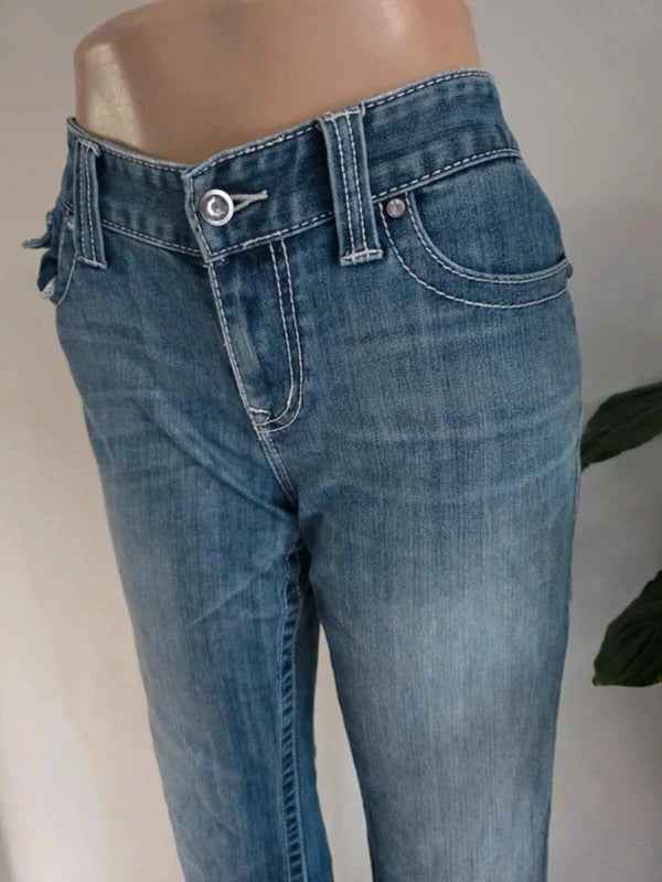 Vintage Y2K INC Mid Rise Bootcut Jeans UK Size 14 Tall