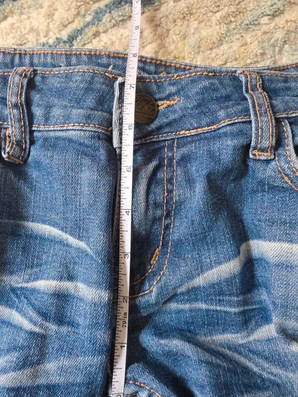 Two Days Later Ultra Low Rise Straight Vintage Y2K Jeans UK Size 8 Tall
