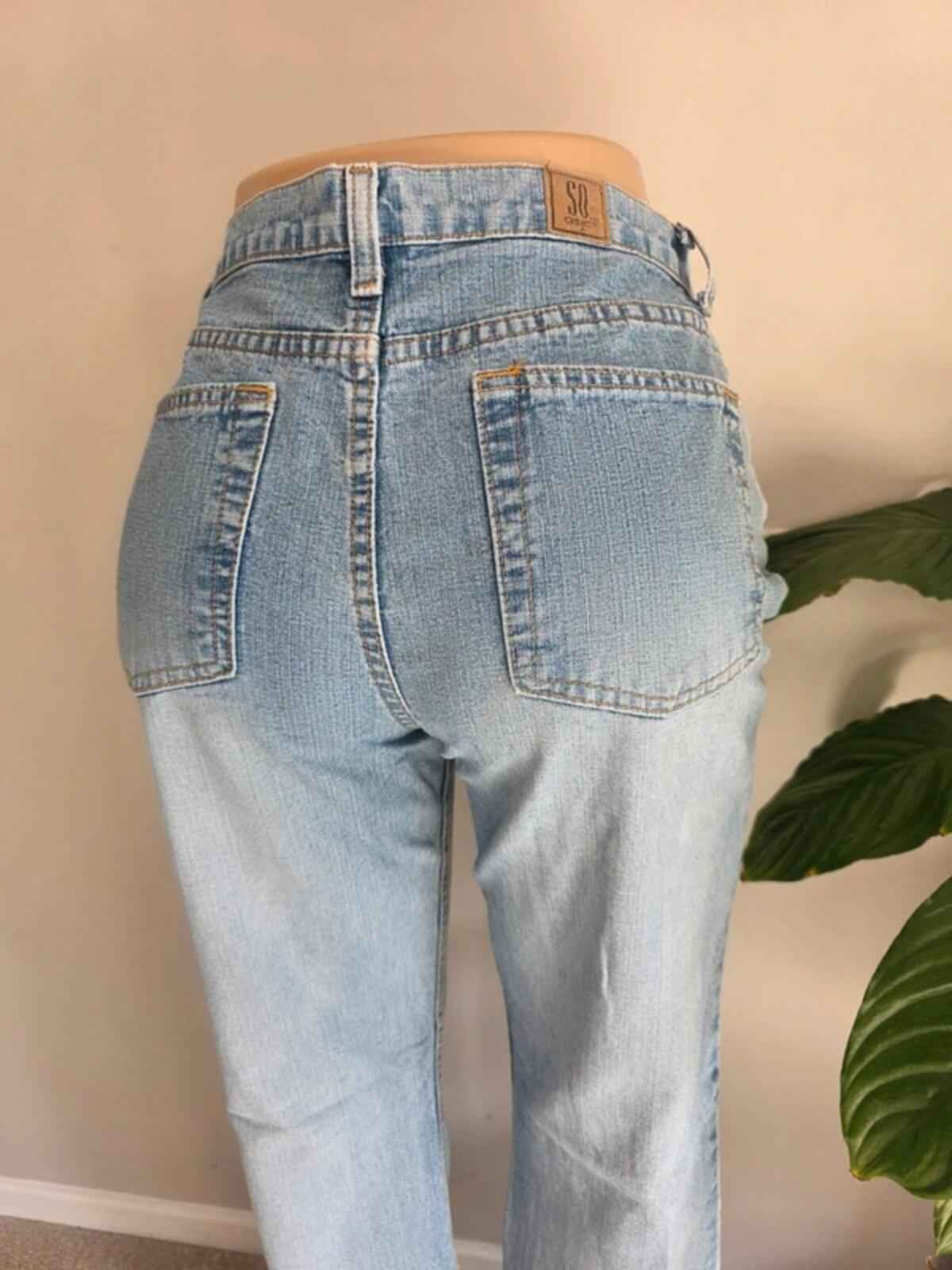 Vintage Y2K So GSJC Mid Rise Bootcut Jeans UK Size 14