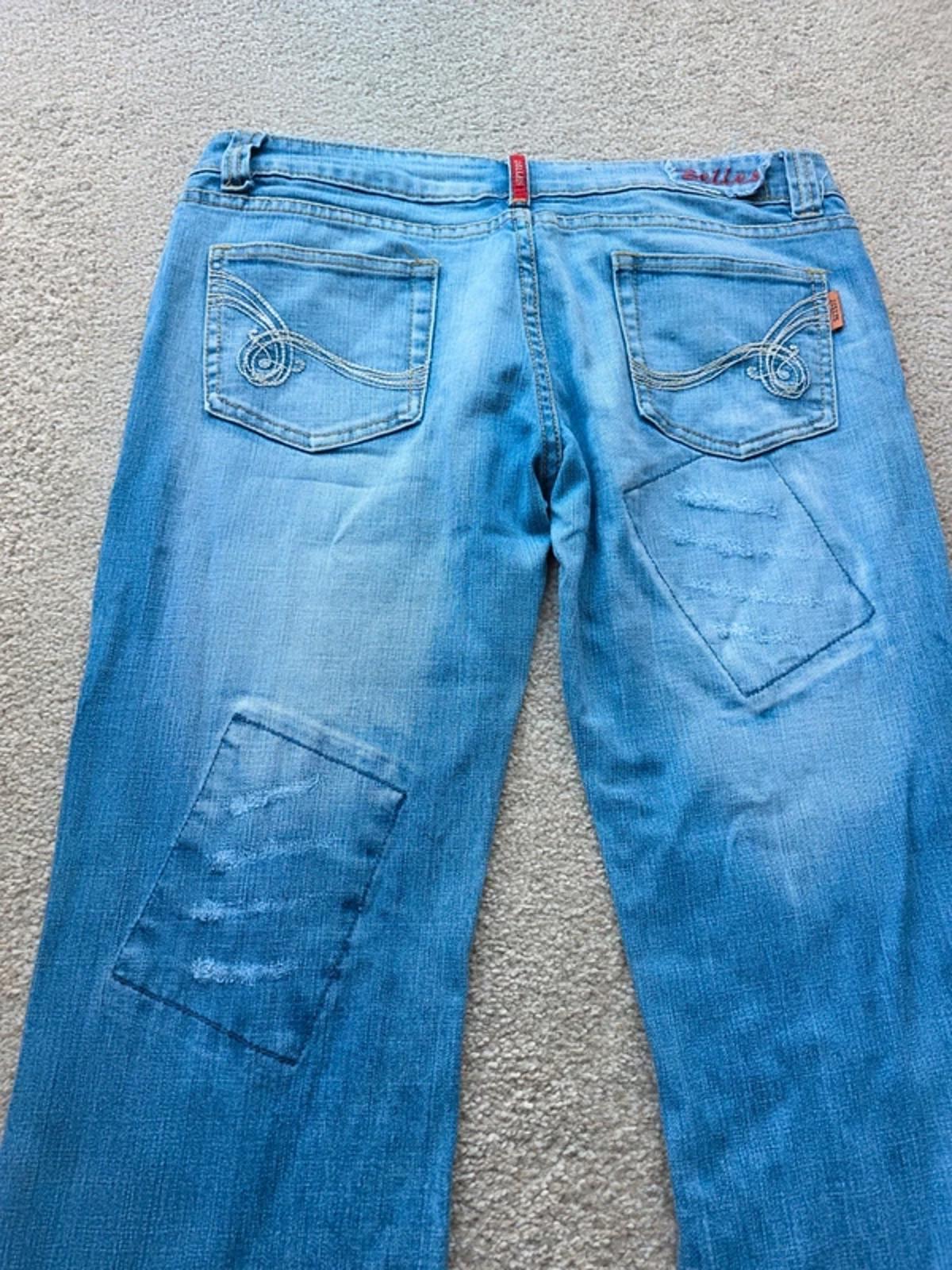 Vintage Y2K 2 Elles Low Rise Bootcut Jeans UK Size 14 Tall