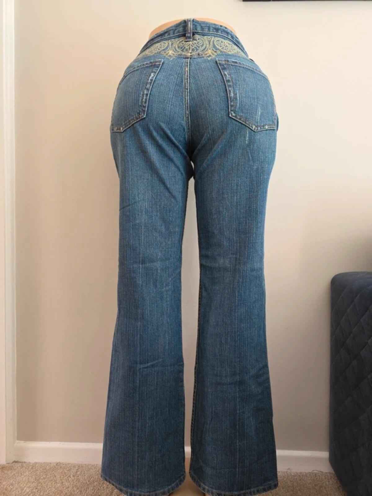 X2 Mid Rise Bootcut Vintage Y2K Jeans UK Size 14