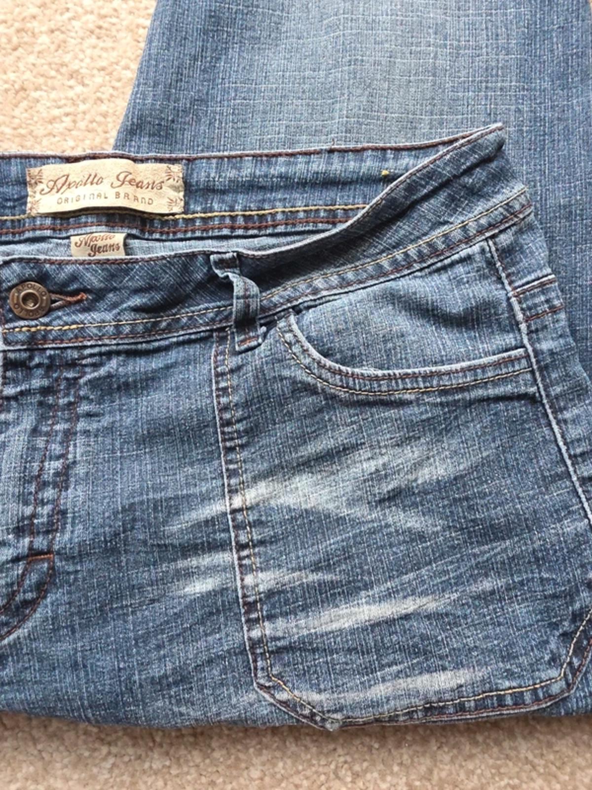 Vintage Y2K Apollo Jeans Mid Rise Slim Jeans UK Size 16
