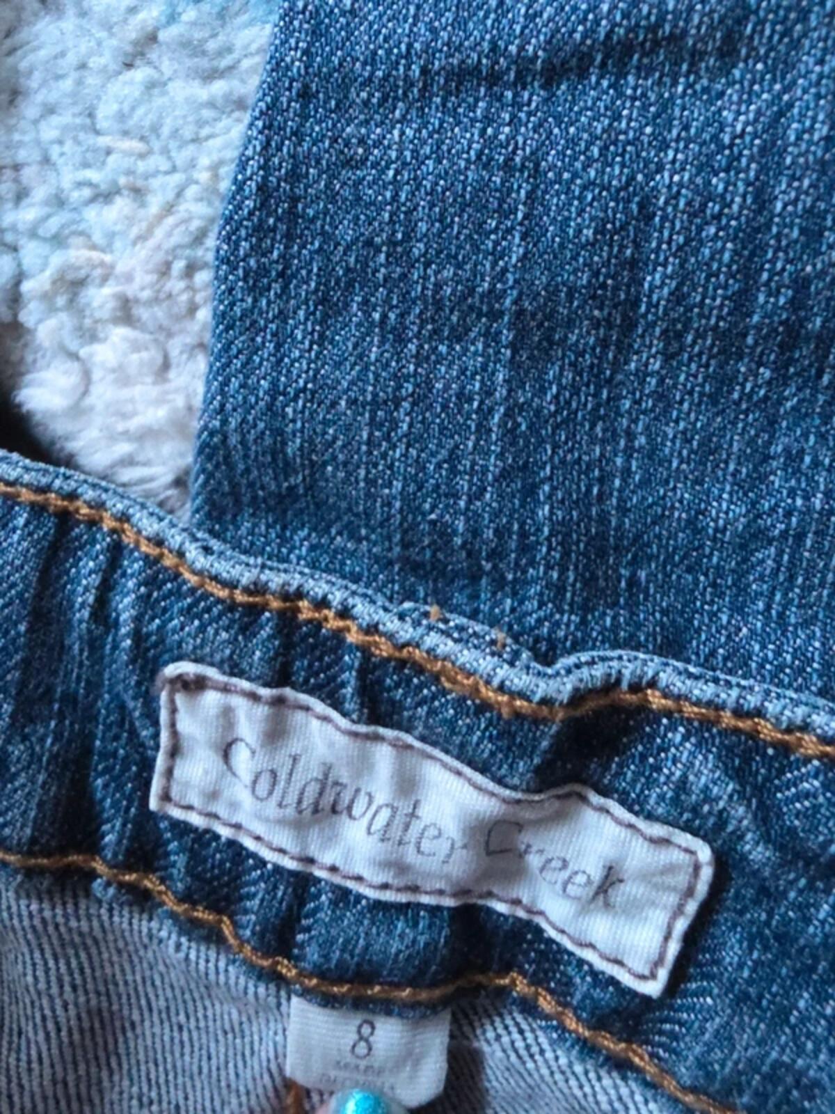 Coldwater Creek High Rise Bootcut Jeans UK Size 10 Tall