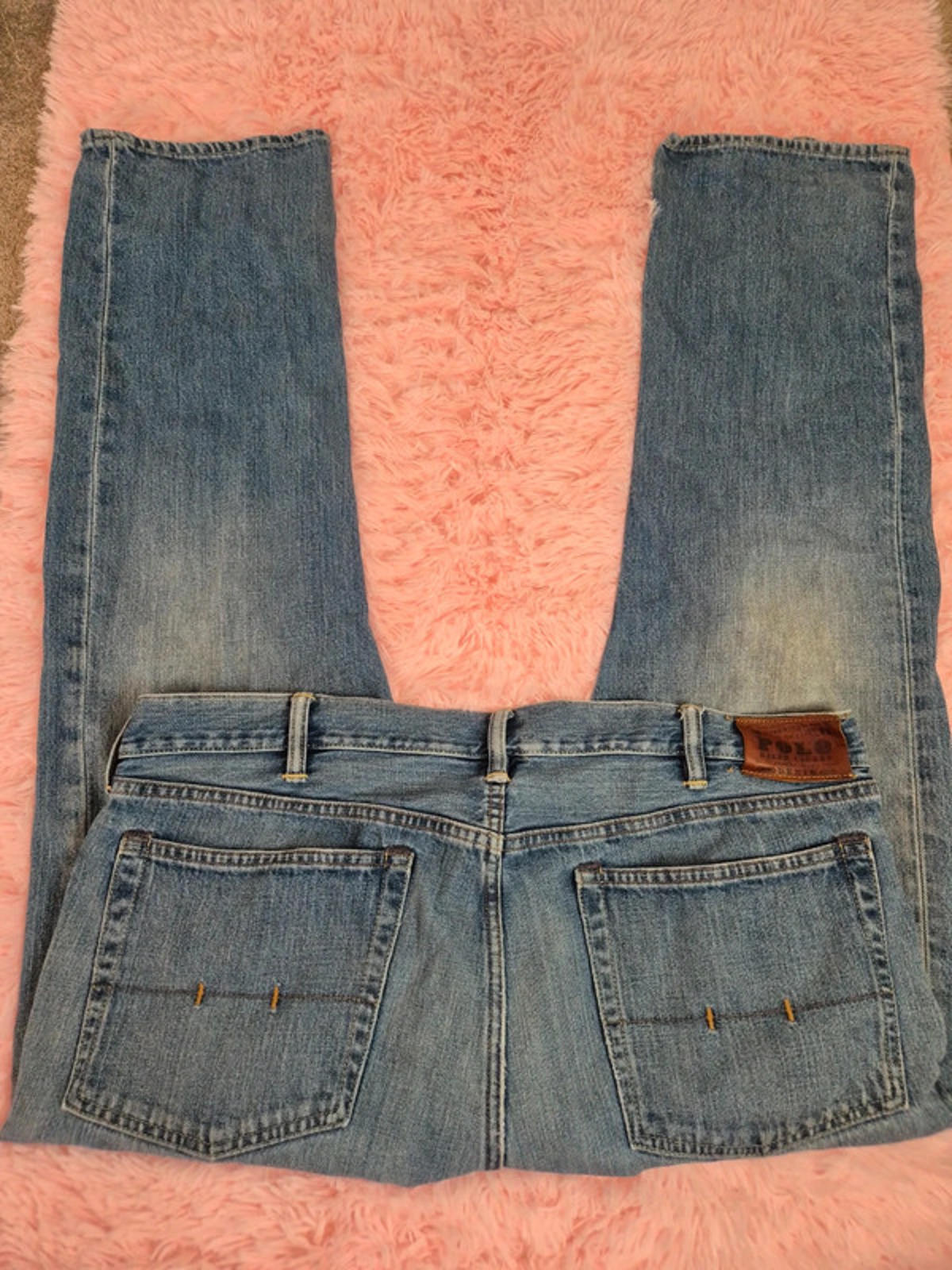 Vintage Y2K Polo Ralph Lauren Straight Leg Jeans UK 22