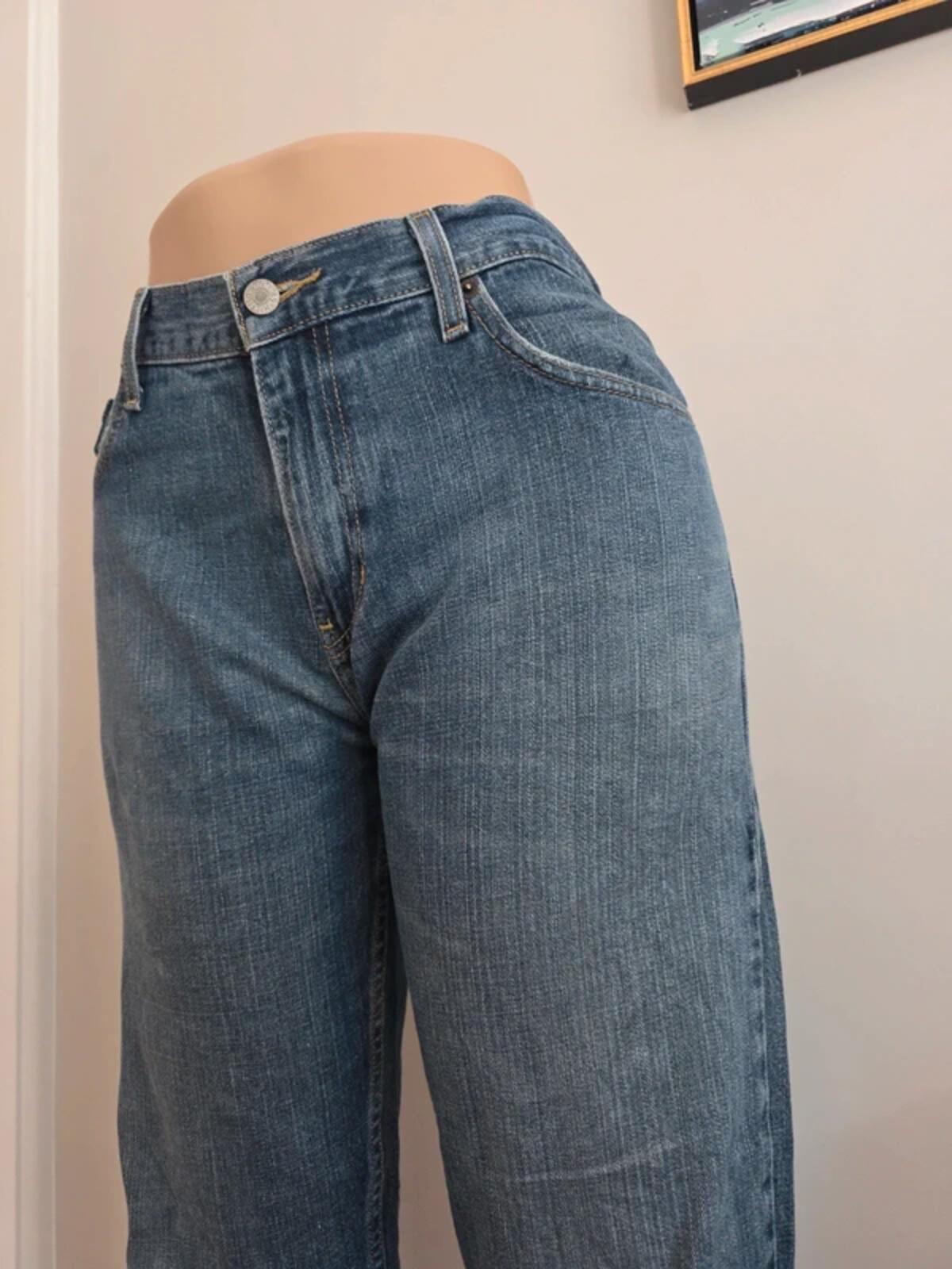 Tommy Hilfiger High Rise Straight Relaxed Vintage Y2K Jeans UK Size 16 Petite