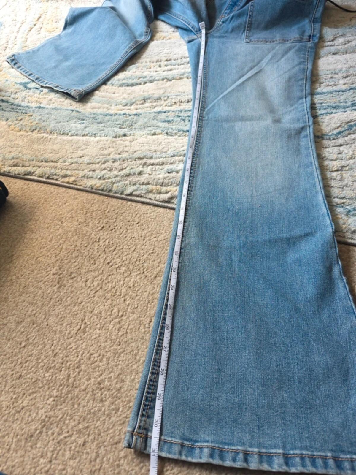 No Boundaries Mid Rise Flared Jeans UK Size 14