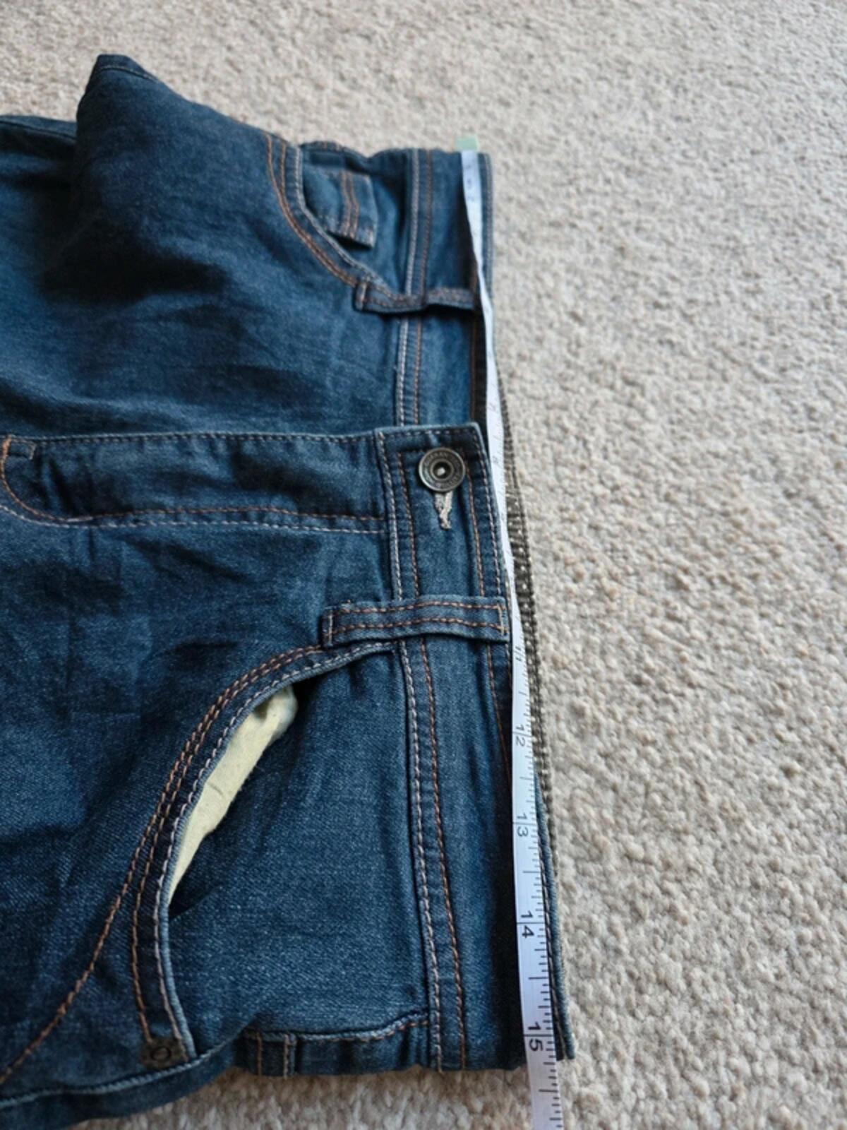Japanese Capri Jeans Mid Rise UK Size 10 Tall