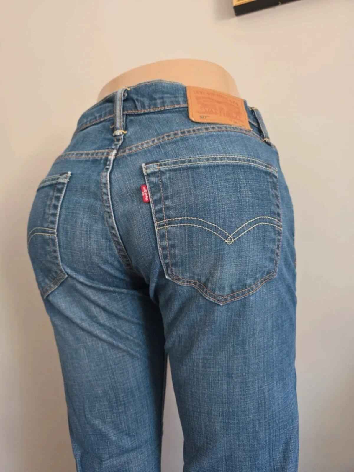Levi's Mid Rise Bootcut Vintage Y2K Jeans UK Size 10 Petite