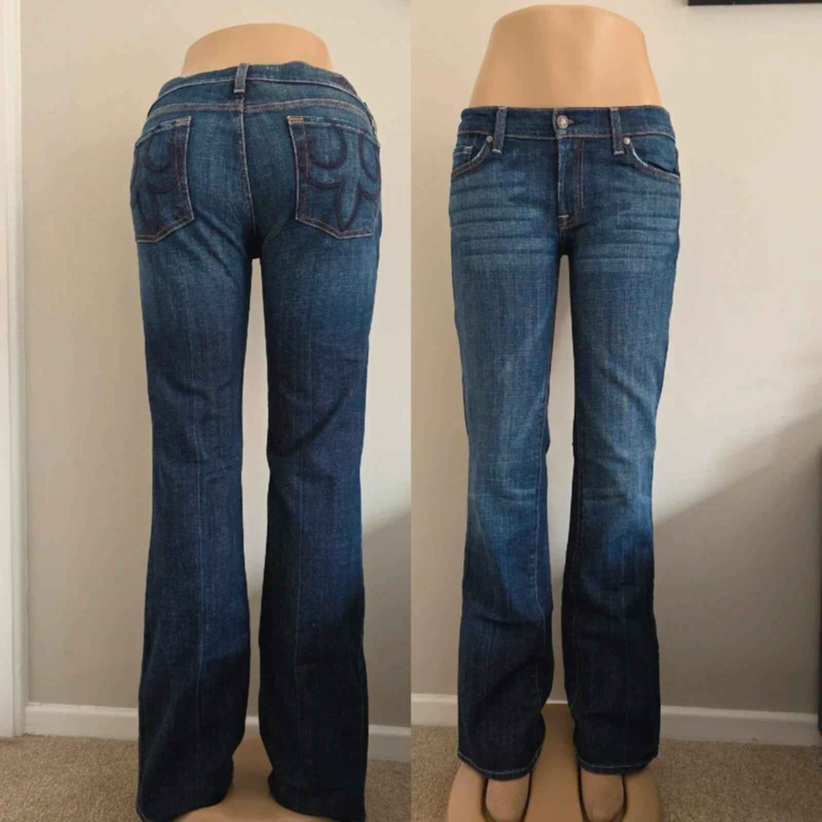 DPD Low Rise Bootcut Vintage Y2K Jeans UK Size 10 Tall