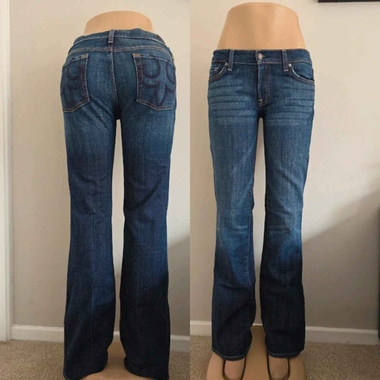 DPD Low Rise Bootcut Vintage Y2K Jeans UK Size 10 Tall
