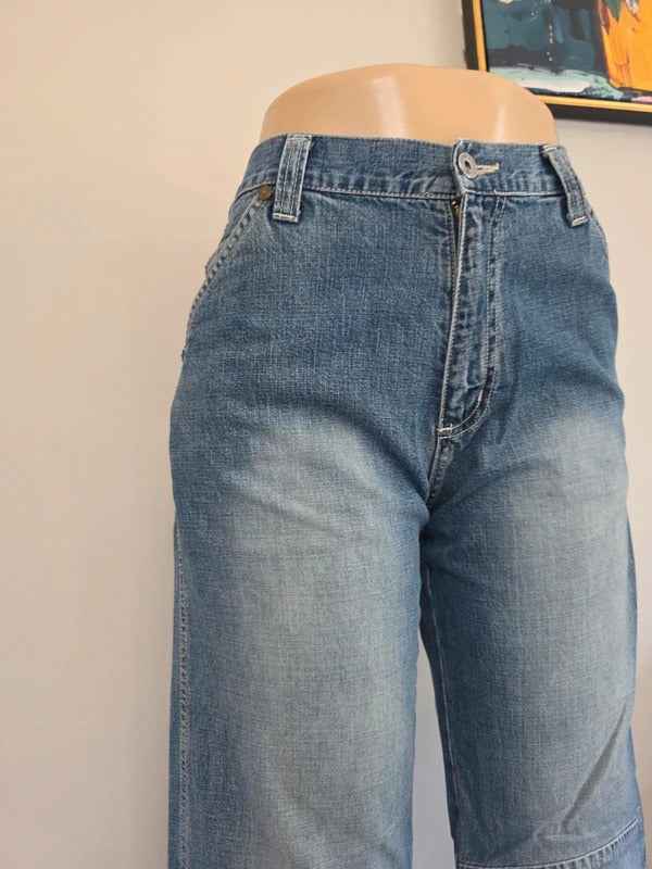 JP High Rise Baggy Wide Leg Vintage Y2K Jeans UK Size 12 Tall