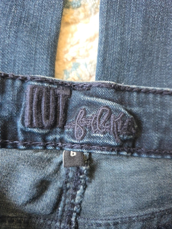 HUT by Franz Kraler Vintage Y2K Low Rise Bootcut Jeans UK Size 8/10
