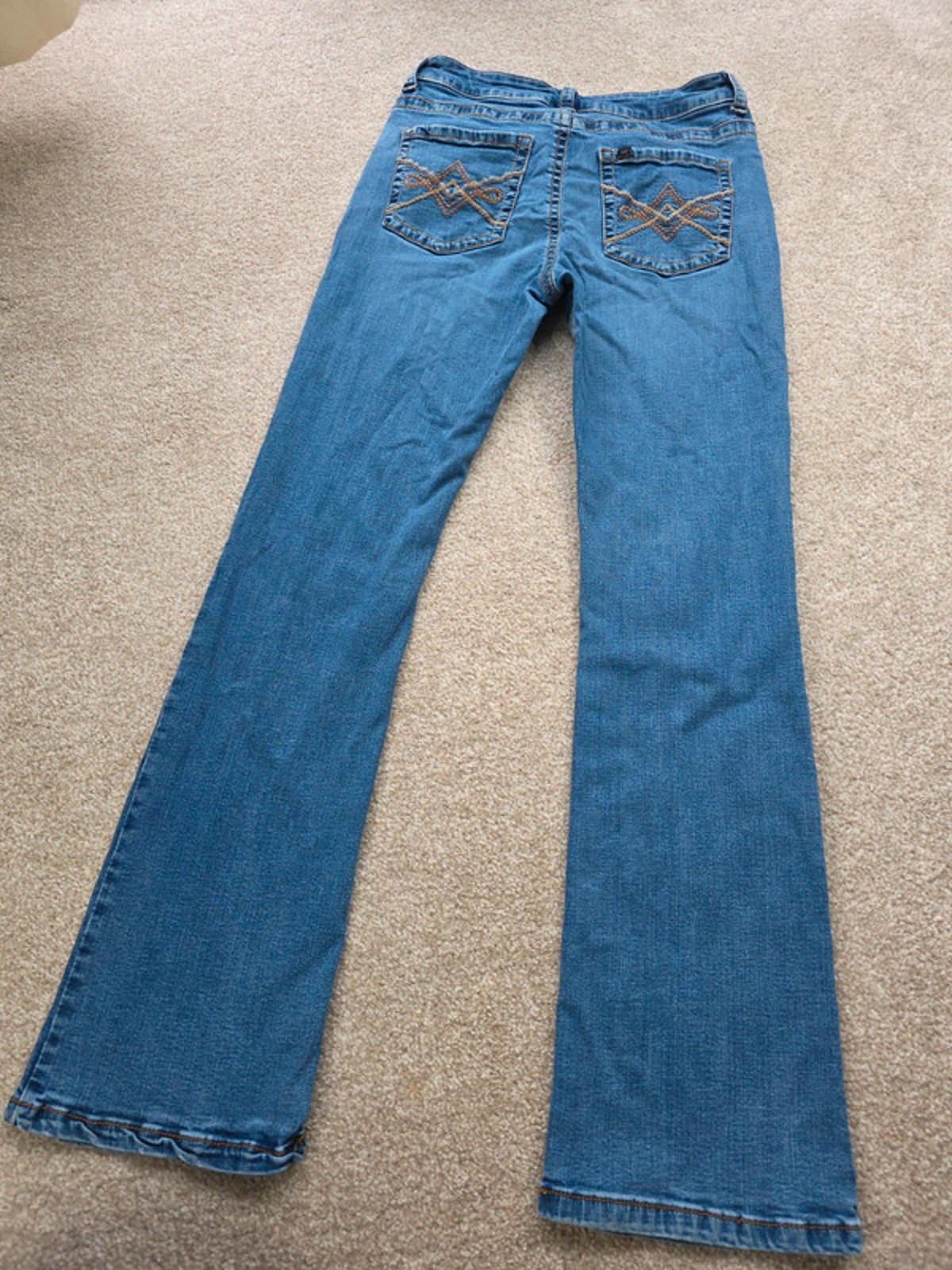 Vintage Y2K Lee Mid Rise Bootcut Jeans UK Size 10 Petite