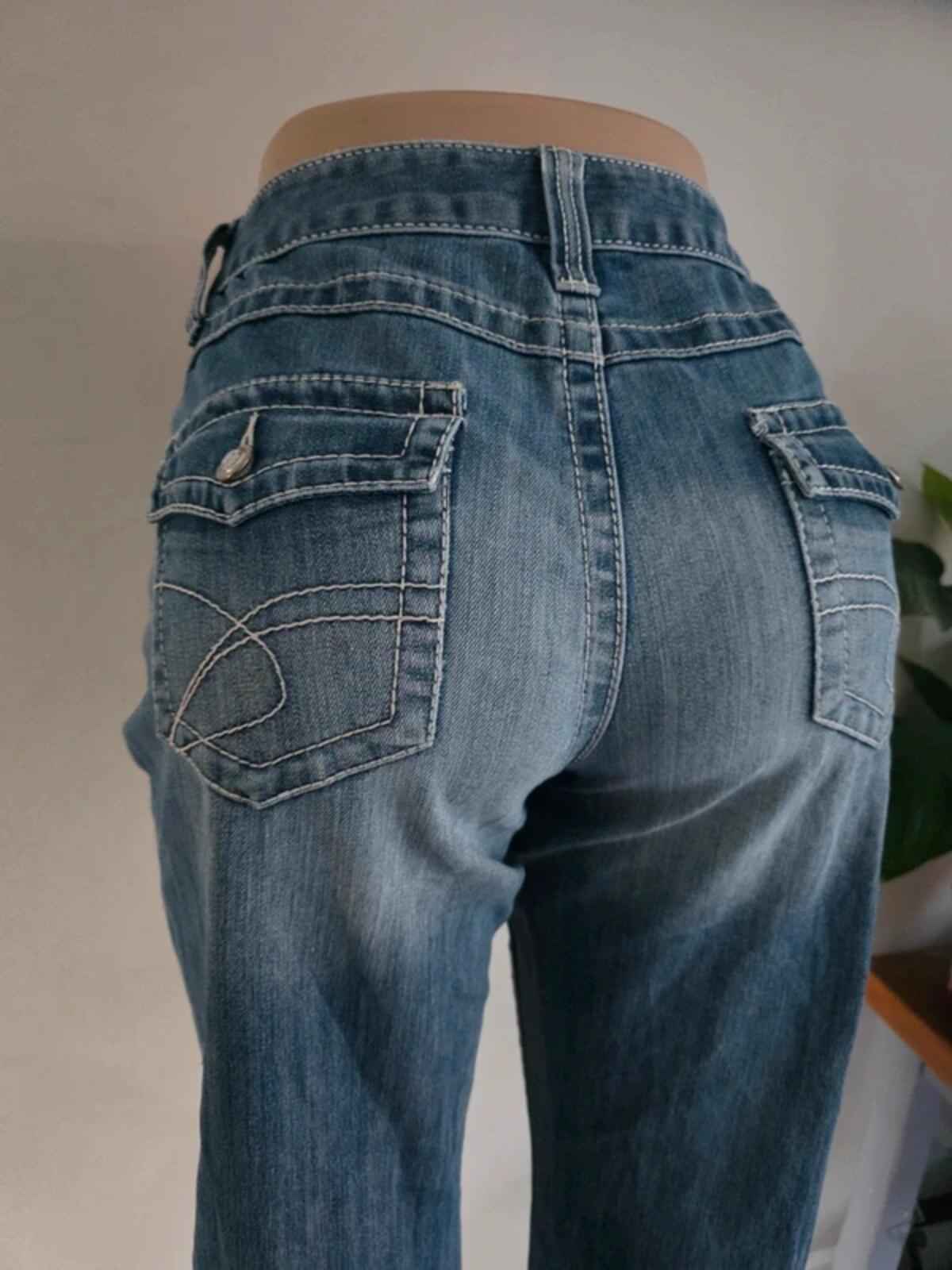Vintage Y2K INC Mid Rise Bootcut Jeans UK Size 14 Tall