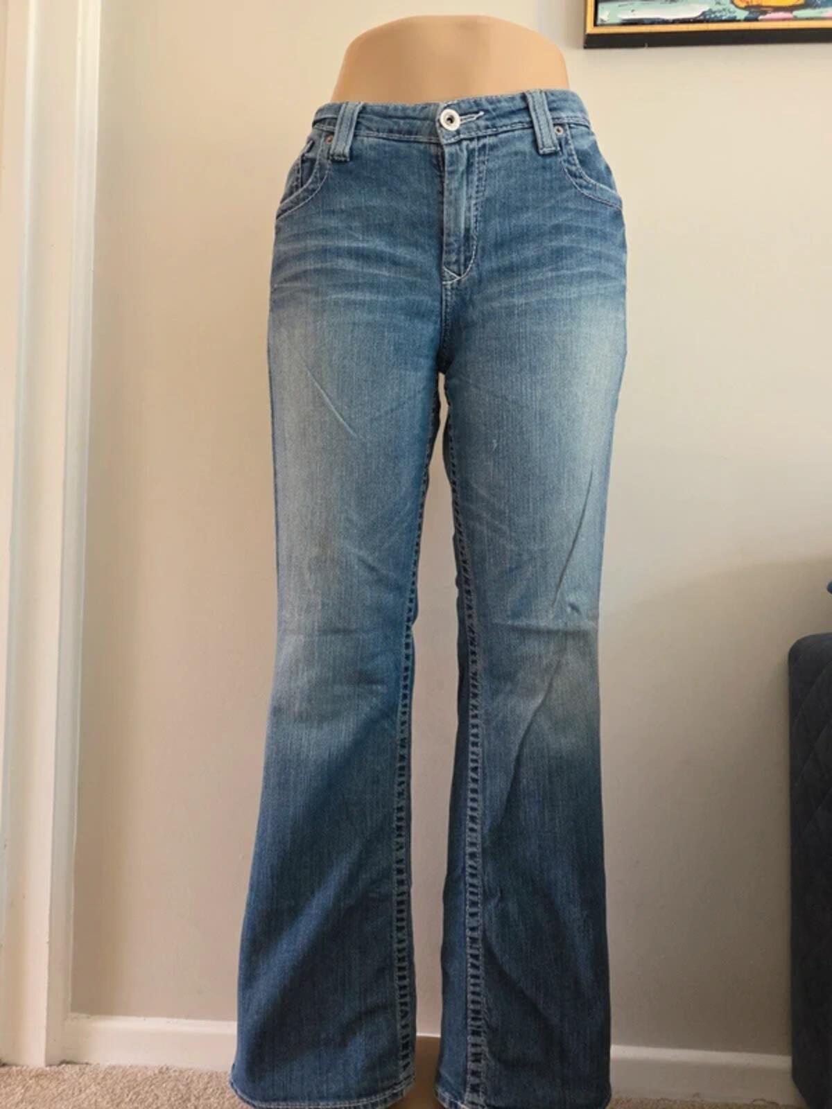 Big Star Mid Rise Bootcut Vintage Y2K Jeans UK Size 16